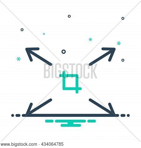Mix Icon For Stretch Inbreak Extend Axis Arrow Fullscreen Widen Enlarge Expand Maximize