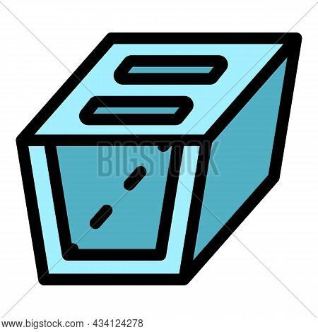 Spout Gutter Icon. Outline Spout Gutter Vector Icon Color Flat Isolated