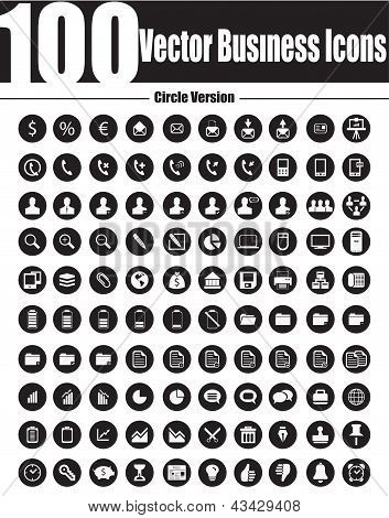 100 矢量业务图标-圈子版本