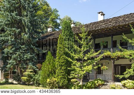 Oreshak, Bulgaria - August 31, 2021: Medieval Troyan Monastery Of Assumption, Lovech Region, Bulgari