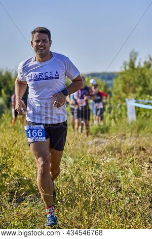 September 26, 2021: Romania, Marcea, Running Competition Edition No. One. Promotion Of Sport At Loca