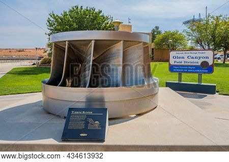 Glen Canyon Nr, Az, Usa - Sept 26, 2020: The Turbine Runner