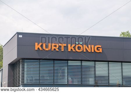 Gdansk, Poland - July 7, 2021: Logo And Sign Of Kurt Konig.