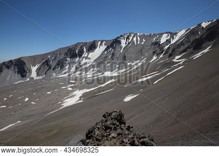 Peak Of Mount Erciyes In Kayseri City, Turkey