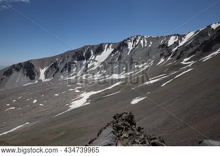 Peak Of Mount Erciyes In Kayseri City, Turkey