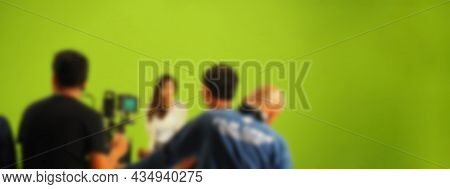 Blurry Images Of Making Tv Commercial Movie Video