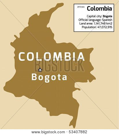 Map of Colombia