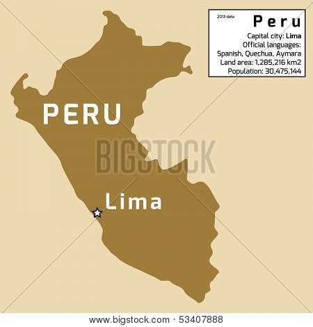 Map of Peru