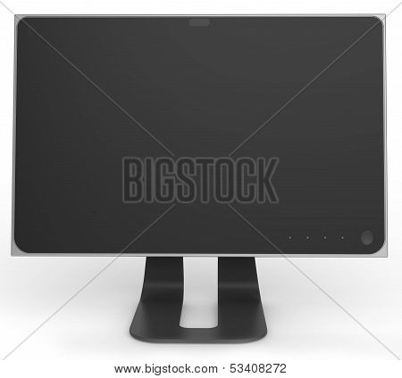 Computer Display Isolated On White