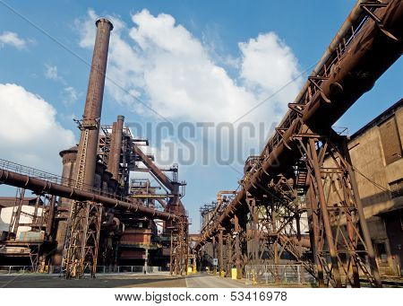 Rusty Pipes And Construction