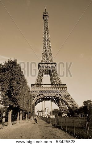 the Eiffel Tower