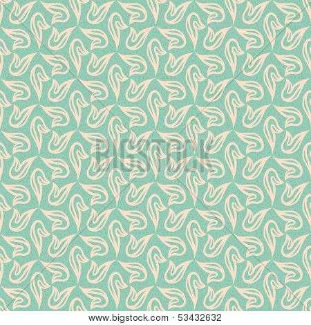 delicate vector flourish seamless pattern