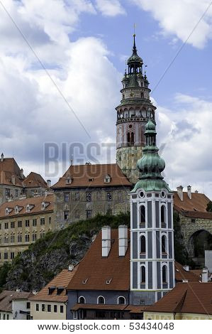 Cesky Krumlov Castle.