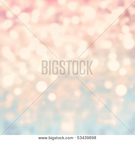 Glittering Lights Festive Background With Texture. Abstract Christmas Twinkled Bright Background Wit