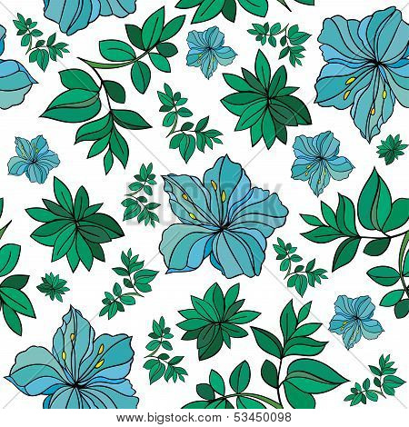Abstract Flowers Background