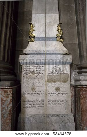 Saint Sulpice church, interiors, Paris, France