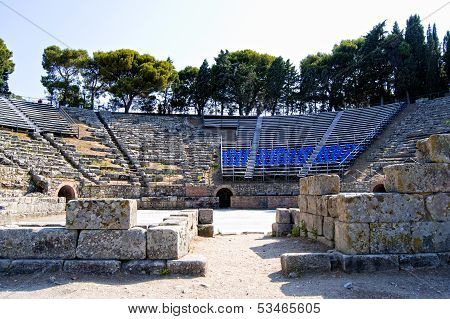 Ancient greek theater of Tindarys