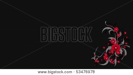 Abstract Floral Background