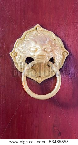 Old Style Of Thai Door