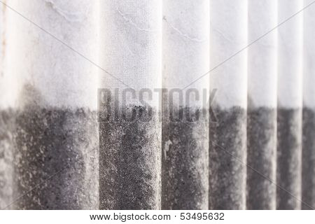 Abstract White and Grey Wavy Background