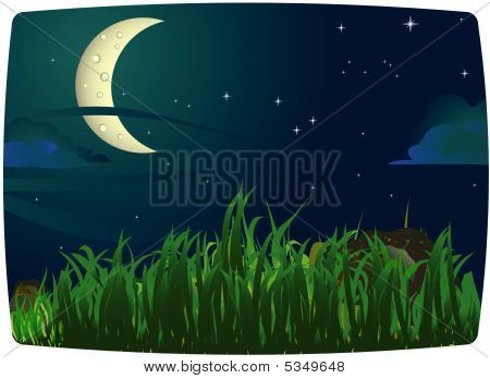 Fantasifulde Night landskab