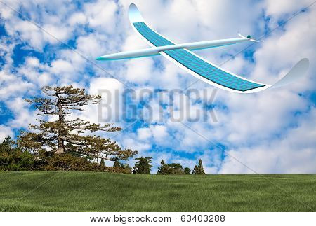 Solar energy airplane