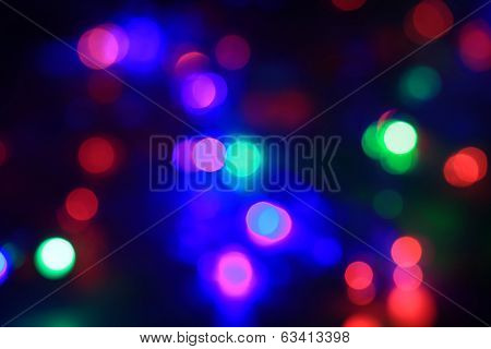 Multicolor bokeh circle background.