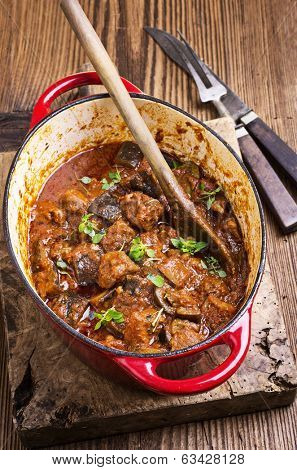 lamb ragout with eggplant