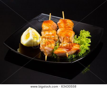 Seafood Shashlik