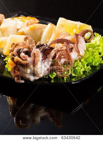 Seafood Shashlik