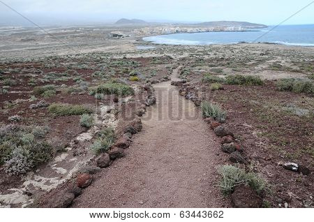 Pathway in the Volcanic Desert