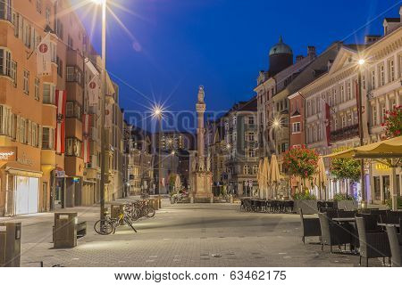 Saint Anne Column In Innsbruck, Austria.