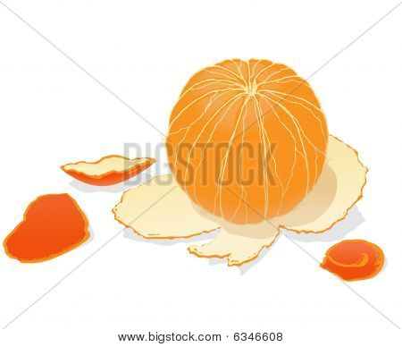 Laranja descascada