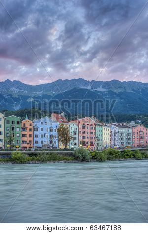 Mariahilf Street In Innsbruck, Austria.