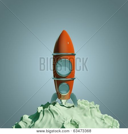 vintage rocket