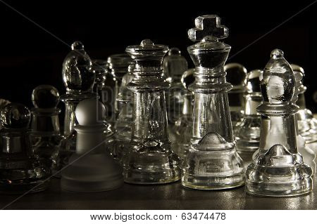 Chess figures out of the game