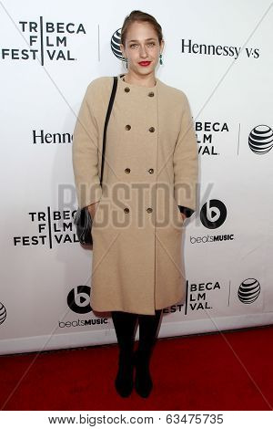 NEW YORK-APR 16: Actress Jemima Kirke attends the world premiere of 