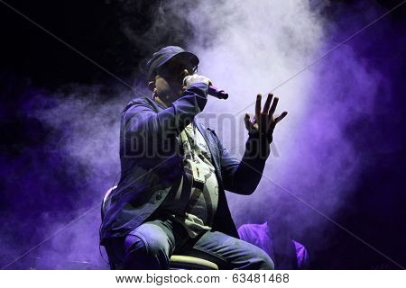MINSK, BELARUS - FEBRUARY 21: Members of ARMIN ONLY: Intense show with Armin van Buuren in Minsk-Are