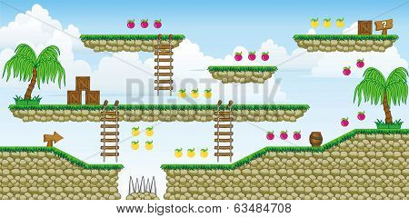 2D Tileset Platform Game