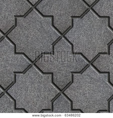 Concrete Decorative Pavement. Seamless Tileable Texture.