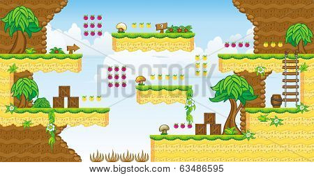 2D Tileset Platform Game