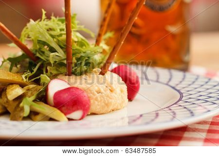 Obatzda  is a Bavarian cheese delicacy