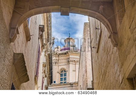 Saint Paul's Cathedral In Mdina, Malta