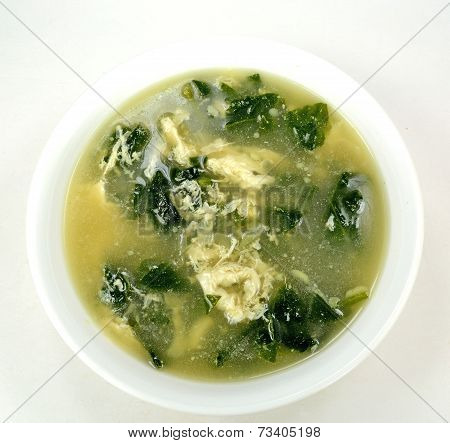 Spinach Egg Drop Soup