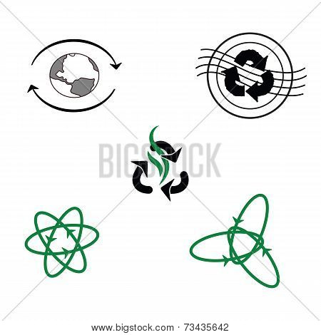 Icon for recycled products