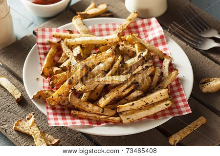 Healthy Organic Jicama Fries