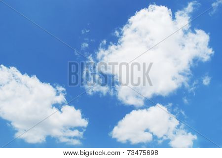 Blue And White Sky