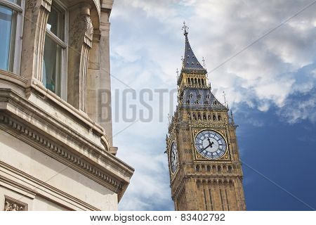 Elizabeth Tower, Or Tower Of Big Ben In London