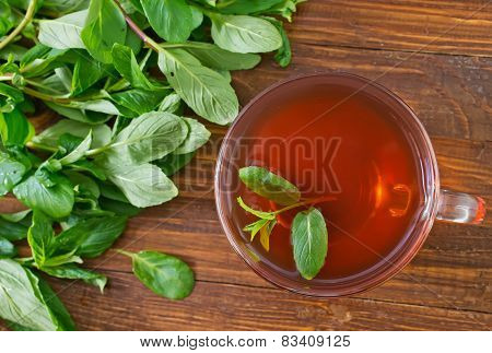 tea with mint