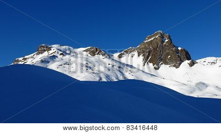 Winter Scene On The Flumserberg